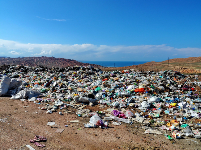 Kadzhi-Say Landfill: Pollution of Land, Water, and Air